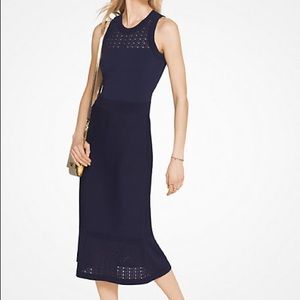Michael Kors pointelle stretch viscose dress sz XXS